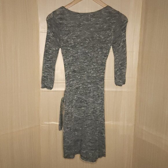 Max Studio Green Heathered Lightweight Stretchy Midi Dress XS - Picture 2 of 5